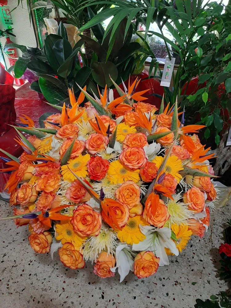 Gerbe de fleurs à Nice